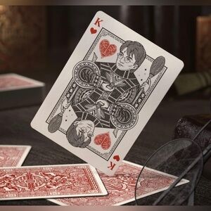 HARRY POTTER PLAYING CARDS Gryffindor Red Cover Great Unique Gift Idea